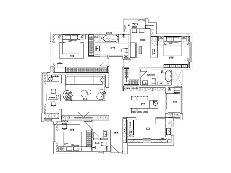 華發(fā)外灘首府190㎡輕法式